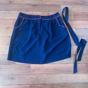 Tommy Hilfiger Navy Skirt with Red Piping